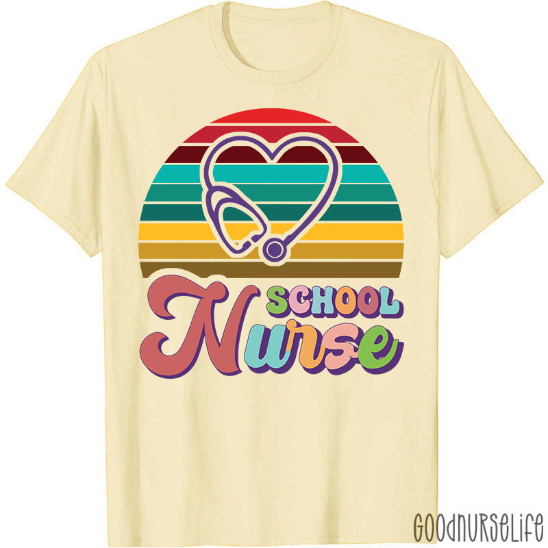 Retro School Nurse T-Shirt