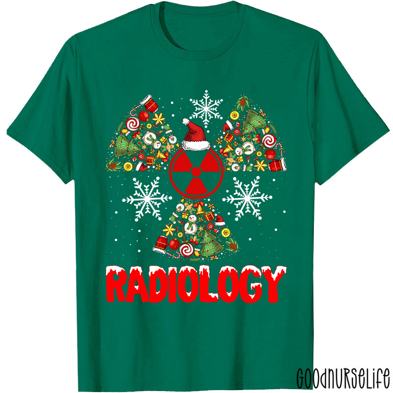 Radiology Christmas Icons Radiology T-shirt