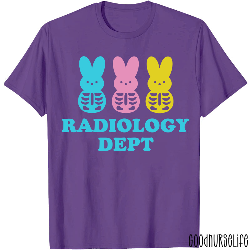 Radiology Dept Easter Bunny T-shirt