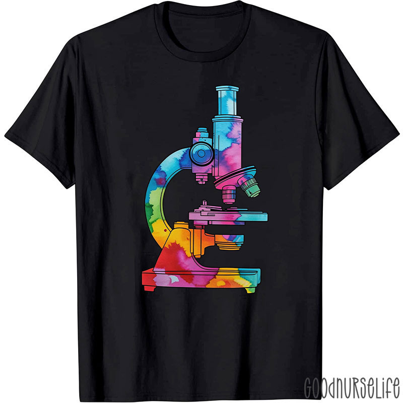 Tie Tye Style Microscope T-shirt