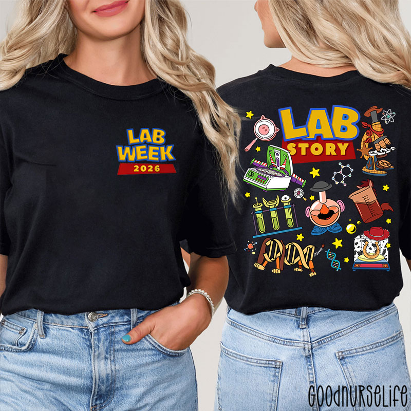 Laboratory Team Lab Story Lab Week 2026 Two Sided T-Shirt