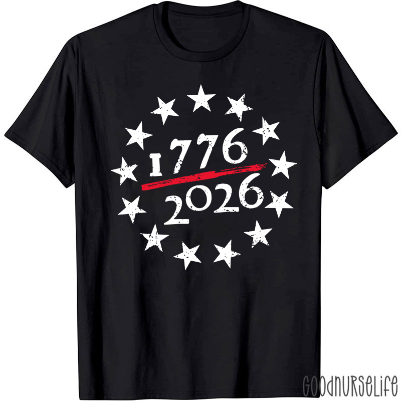 USA 250th Anniversary Nurse T-Shirt