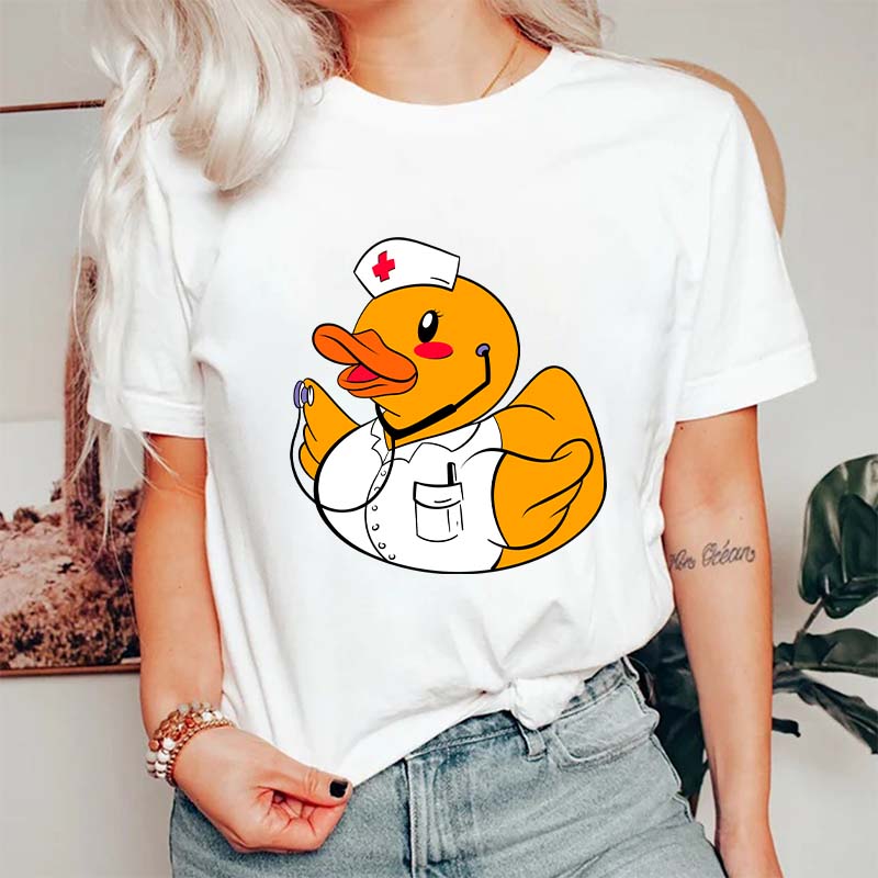 Nurse Rubber Duck Toy Nurse T-Shirt