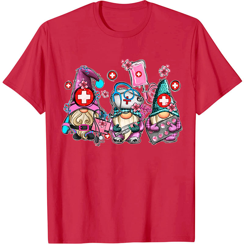 Valentine Gnome Nurse T-Shirt