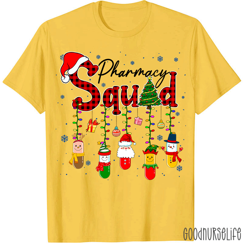 Christmas Pharmacy Squad Nurse T-shirt