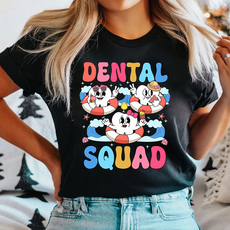 Happy Summer Dental Squad Dentist Summer T-Shirt
