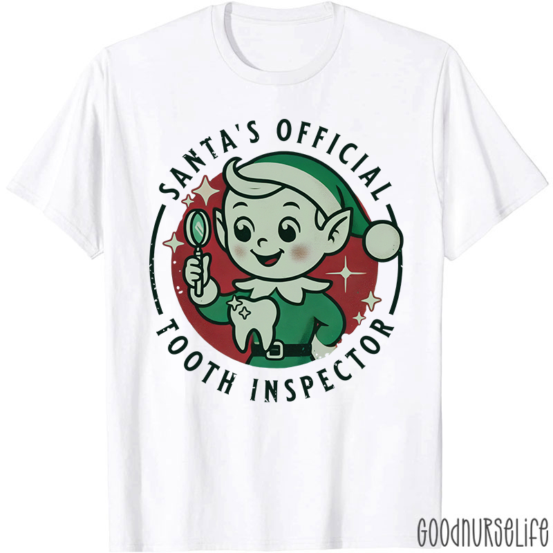 Santa's Official Tooth Inspector T-Shirt