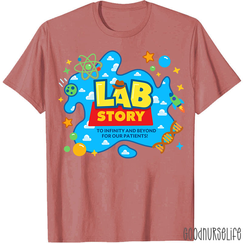 To Infinity And Beyond For Our Patients Lab Story T-shirt