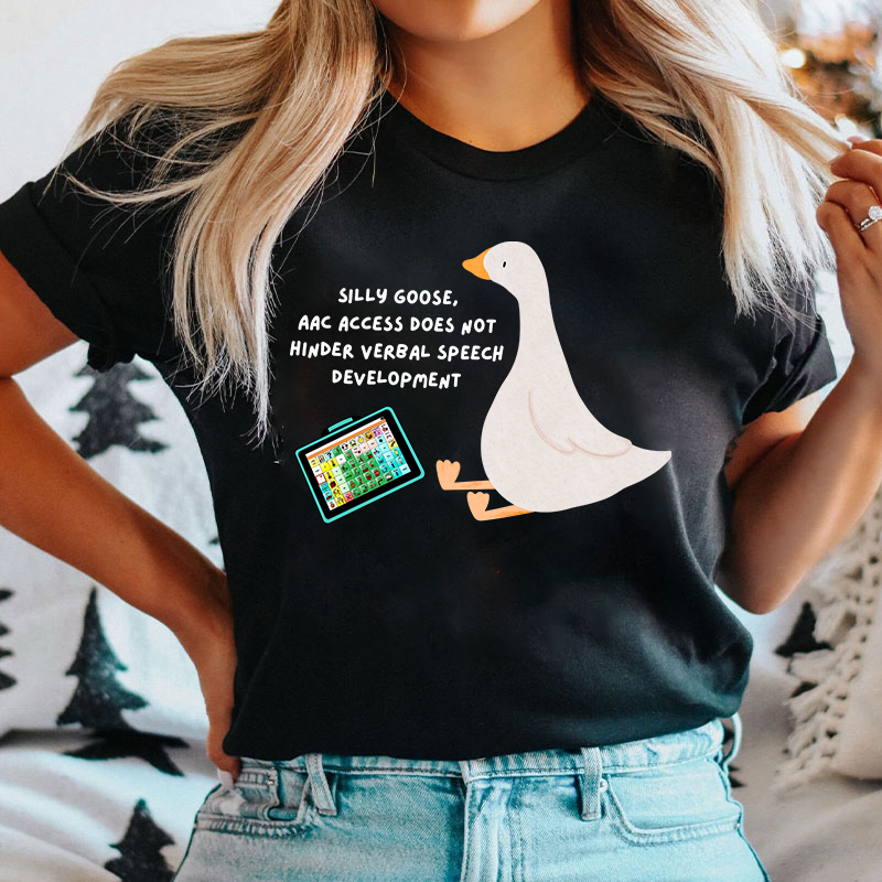 Comfort Colors Silly Goose Speech Therapist T-Shirt