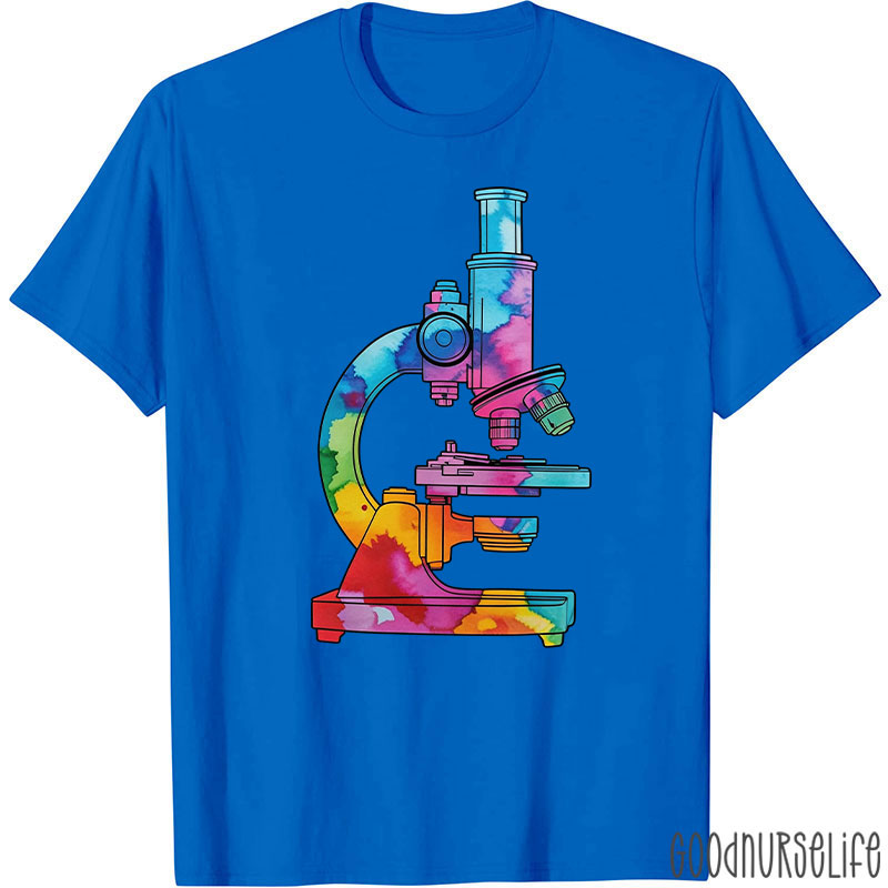 Tie Tye Style Microscope T-shirt