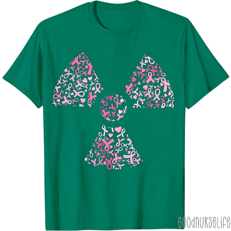 Breast Cancer Awareness Radiation Symbol T-Shirt