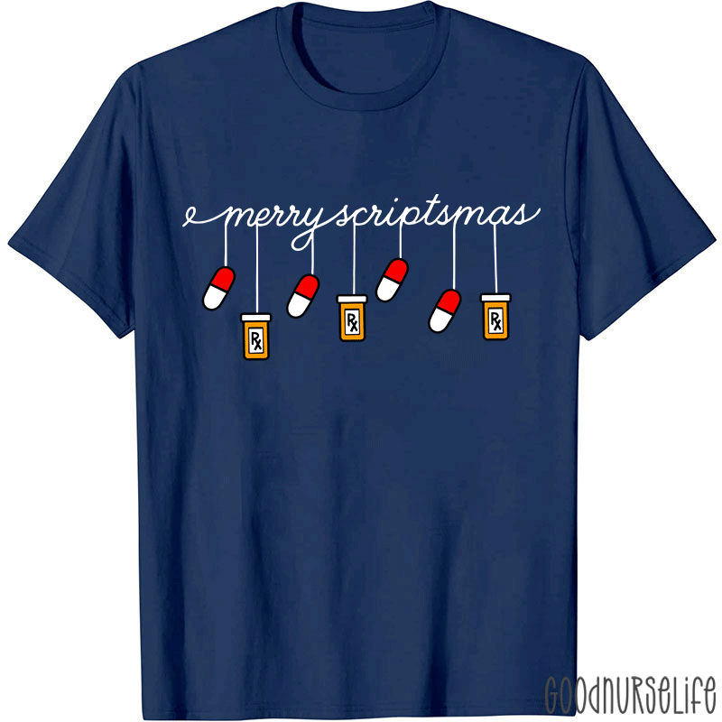 Funny Christmas Pharmacy Phrase T-Shirt