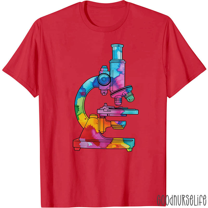 Tie Tye Style Microscope T-shirt