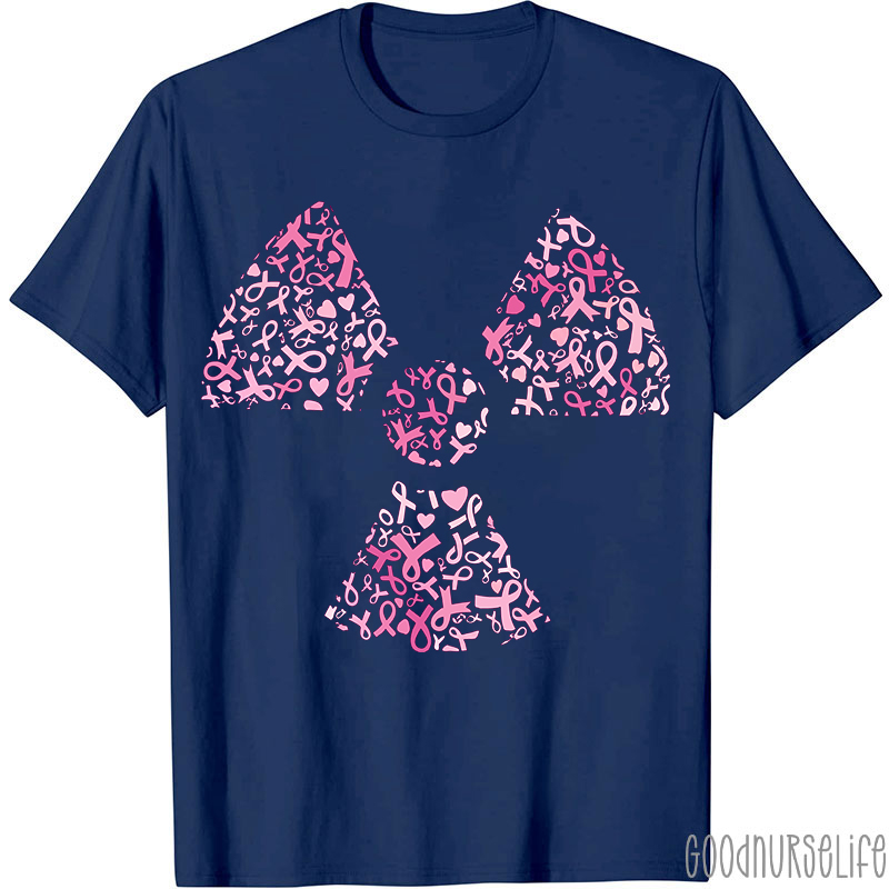 Breast Cancer Awareness Radiation Symbol T-Shirt