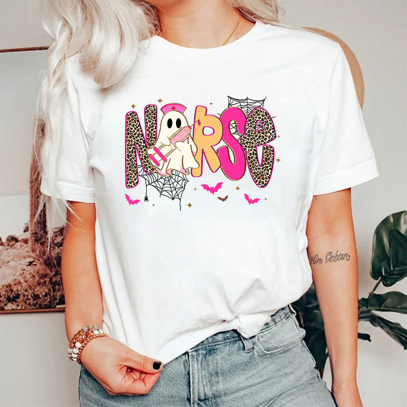 Halloween Nurse Butterfly Stethoscope Nurse T-Shirt