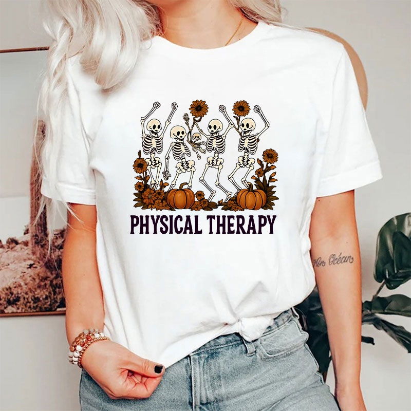 Skeleton Family Physical Therapy T-Shirt