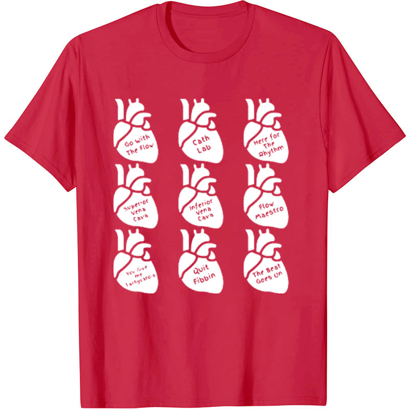 Rhythm Of Cardiac Care Nurse T-shirt