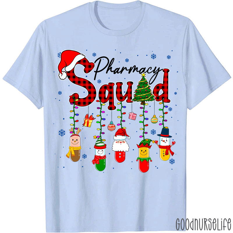 Christmas Pharmacy Squad Nurse T-shirt