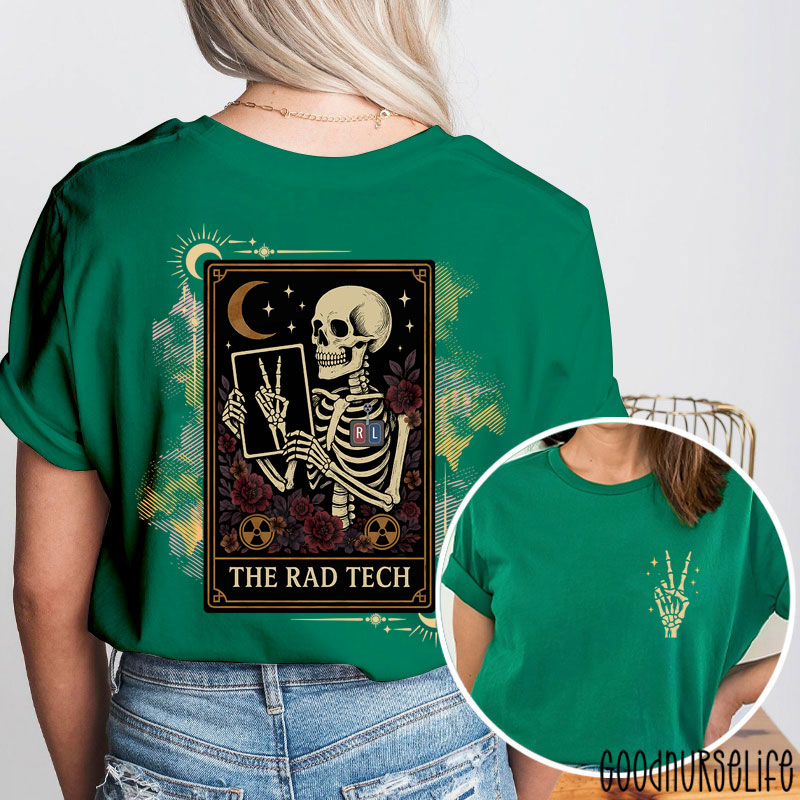 Halloween Radiology The Rad Tech Two Sided T-Shirt