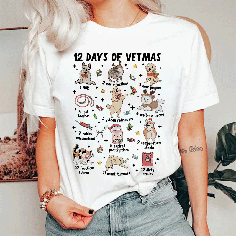 12 Days Of Vetmas T-Shirt