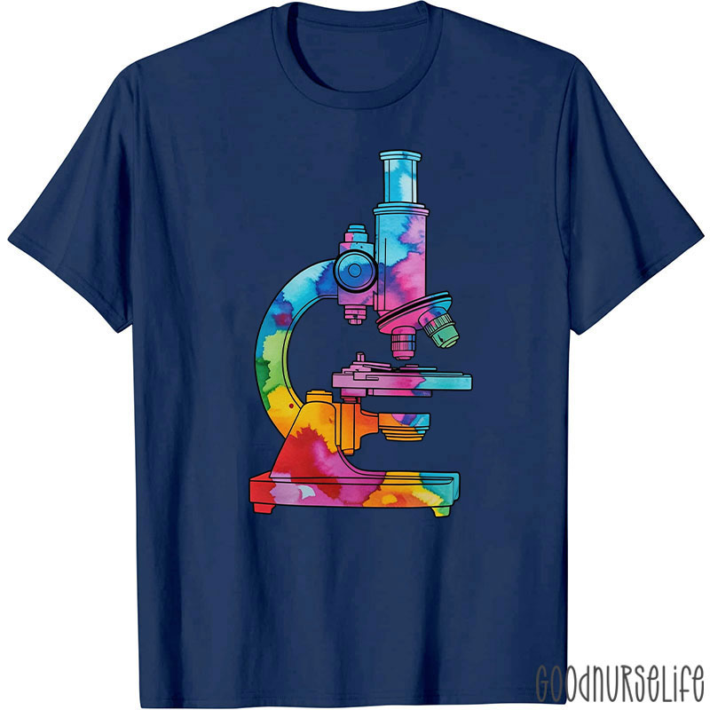 Tie Tye Style Microscope T-shirt