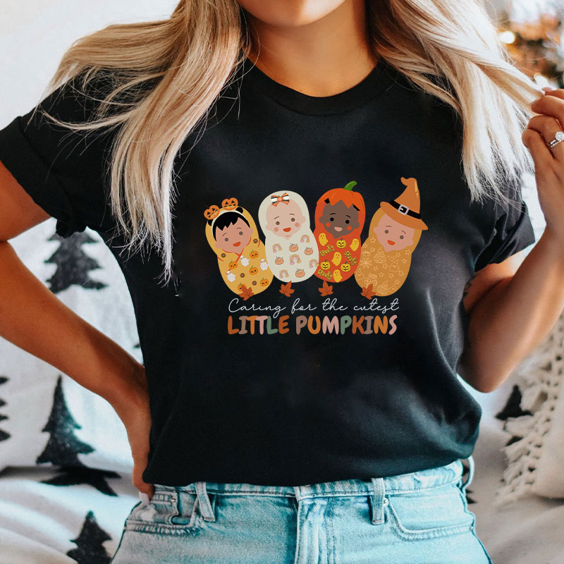 Halloween Caring For The Cutest Little Pumpkins T-Shirt