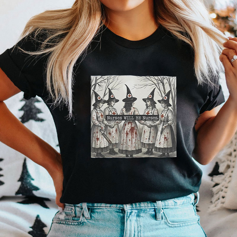 Witch Nurses Unity Nurses Will Be Nurses T-Shirt