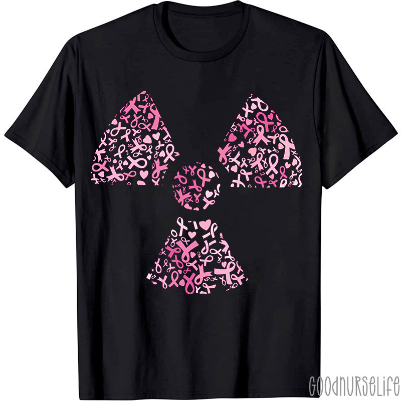 Breast Cancer Awareness Radiation Symbol T-Shirt