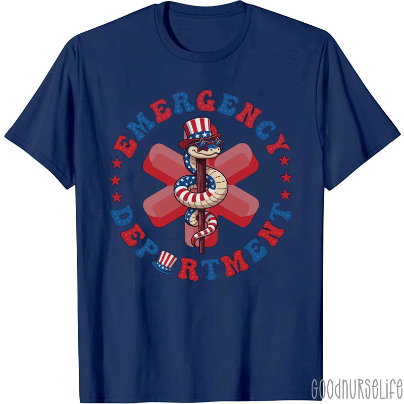 4th Of July Emergency Department Nurse T-Shirt