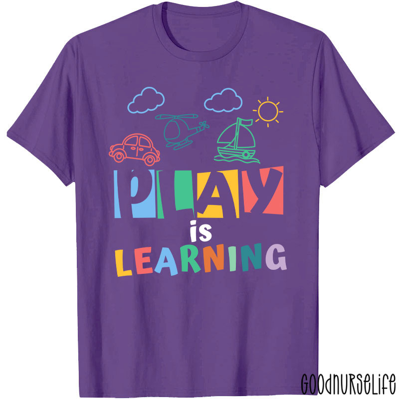 Play Is Learning Cartoon T-Shirt