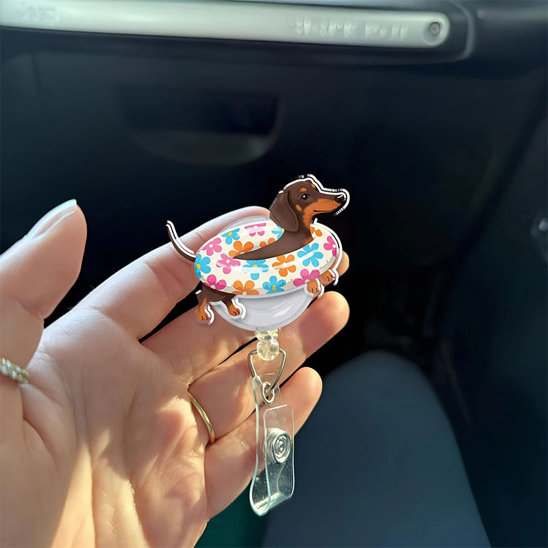 Dachshund Summer Badge Reel