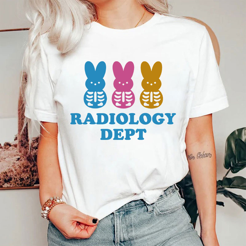Radiology Dept Easter Bunny T-shirt