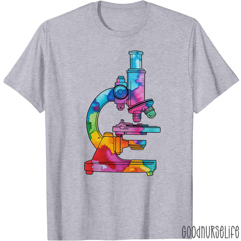 Tie Tye Style Microscope T-shirt