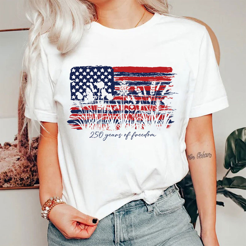 Land Of The Free Home Of The Brave Nurse T-Shirt