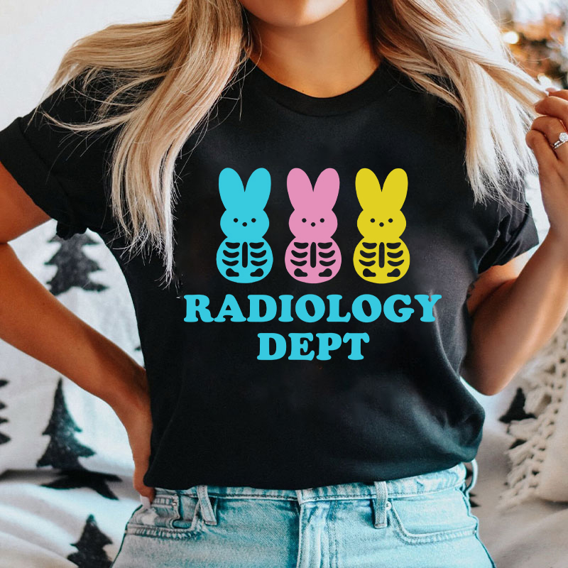 Radiology Dept Easter Bunny T-shirt