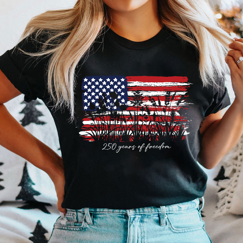 Land Of The Free Home Of The Brave Nurse T-Shirt
