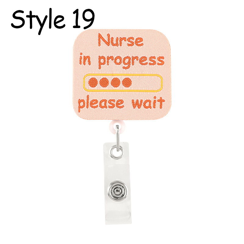Cute Nurse Related Nurse Badge Reel