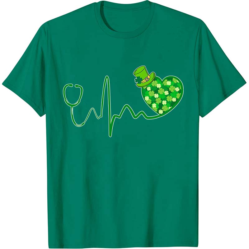 Clover Heart Nurse T-Shirt