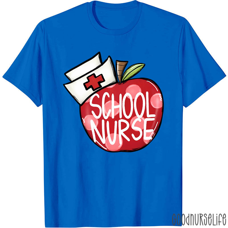 School Nurse Apple T-Shirt