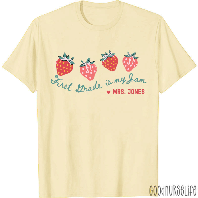 Personalized Nursing Is My Jam T-Shirt