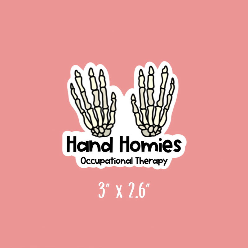 Hand Homies Occupational Therapy Small Nurse Stickers