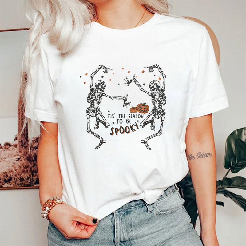 Spooky Season Skeleton Dance T-Shirt