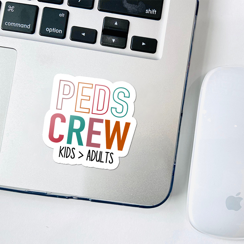 Peds Crew Nurse Stickers