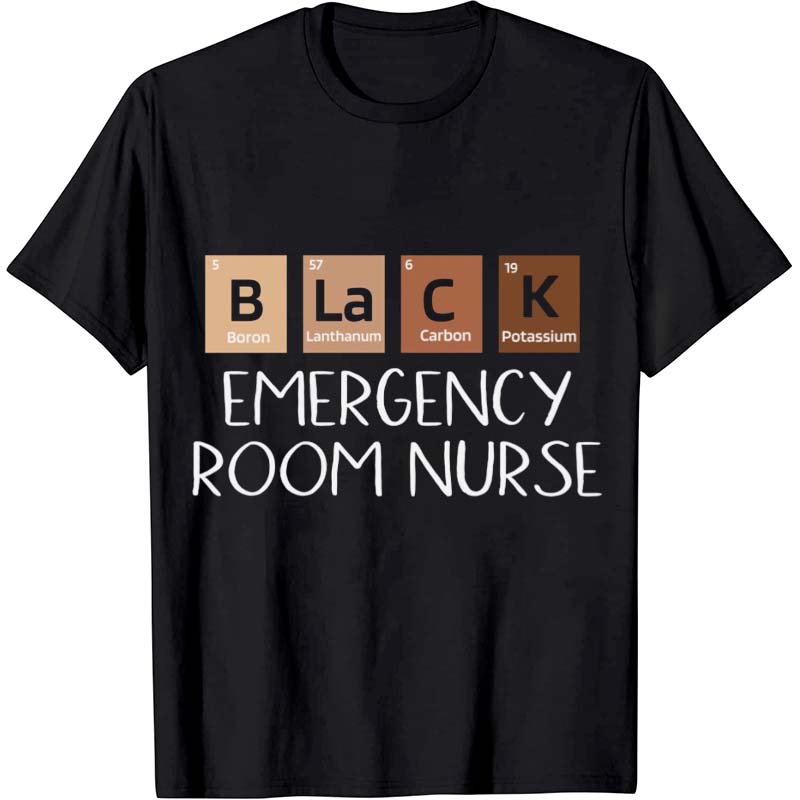 Personalized Black History Nurse T-Shirt