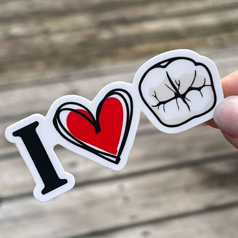 Molar Dental Nurse Stickers