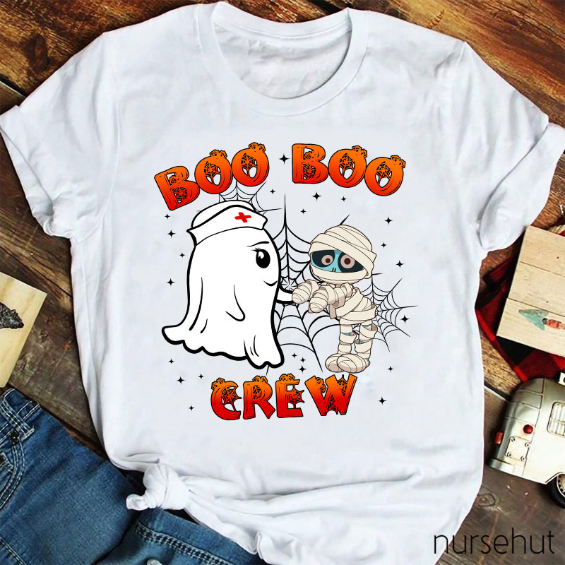 Boo Boo Crew Ghost Nurse T-Shirt