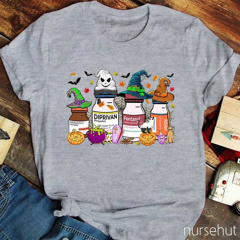 Happy Halloween Pharmacist Nurse T-Shirt