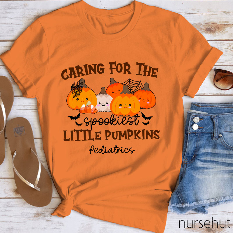 Caring For The Spookiest Little Pumpkins Nurse T-Shirt
