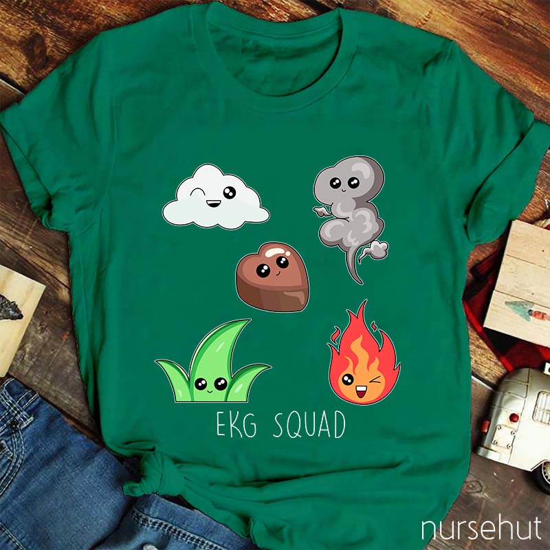 Ekg Squad Nurse T-Shirt
