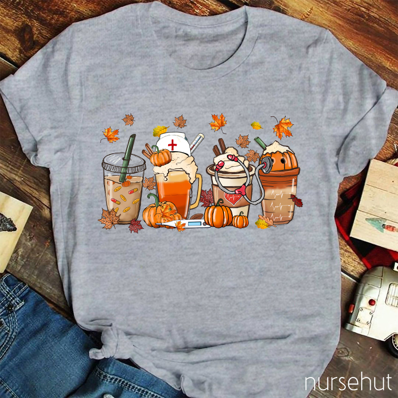 Propofol Pumpkin Spice Nurse T-Shirt